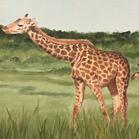 “Mother and Baby” Original Oil Painting - Picture 3 of 7